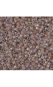 Miyuki delica Beads 11/0 - Cocoa lined opal ab DB-1749